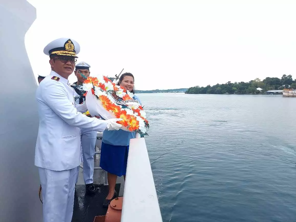 TNI AL Peringati Hari Dharma Samudera 2023 Di Perairan Tual Media