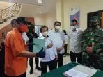 serah terima 920 vaksin sinovac di Kantor Dinkes Kota Tual