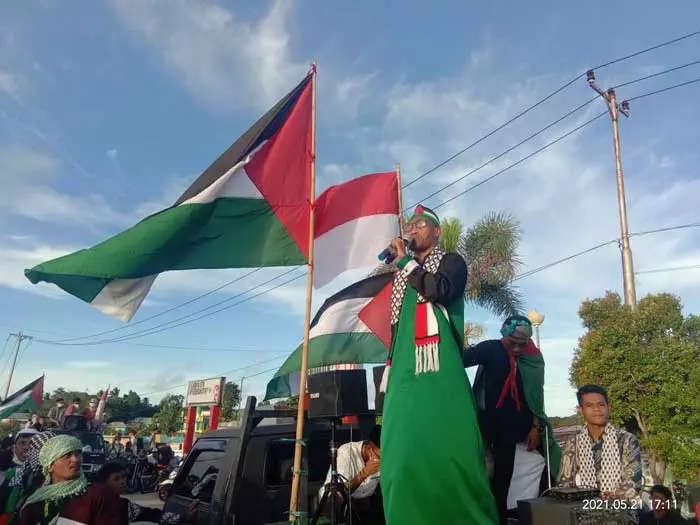 Aksi kei untuk palestina