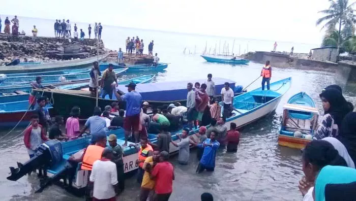 Para korban meninggal speedboat tenggelam di ohoi waer dievakuasi warga