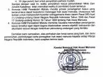 Ini bukti surat Komnas HAM Maluku kepada Kapolres Tual