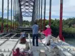 Kunjungan Komisi III DPRD Provinsi Maluku di Proyek Jembatan Dian Pulau – Tetoat